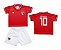 Conjunto Bebê São Paulo Uniforme Vermelho - Torcida Baby - Imagem 1