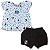 Conjunto Grêmio Infantil Com Bata e Shorts Oficial - Imagem 2