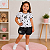 Conjunto Santos Infantil Com Bata e Shorts Oficial - Imagem 1