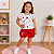 Conjunto São Paulo Infantil Com Bata e Shorts Oficial - Imagem 1