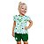 Conjunto Palmeiras Infantil Com Bata e Shorts Oficial - Imagem 1