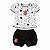 Conjunto Corinthians Infantil Com Bata e Shorts Oficial - Imagem 2