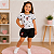 Conjunto Corinthians Infantil Com Bata e Shorts Oficial - Imagem 1