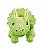 Dinossauro de Pelúcia Verde Claro Triceratops 32cm - Imagem 2
