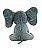 Pelúcia Elefante Cinza Orelhas Grandes 42cm - Imagem 3