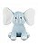 Pelúcia Elefante Azul Orelhas Grandes 42cm - Imagem 1