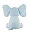 Pelúcia Elefante Azul Orelhas Grandes 42cm - Imagem 3