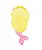 Boneca Sereia Loira de Cauda Rosa Pelúcia 33cm - Imagem 2