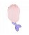 Boneca Sereia Rosa de Cauda Lilás Pelúcia 33cm - Imagem 4