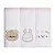 Kit Fralda Bebê Gifts Papi Friends Gatinha 70x70Cm 03 Un - Imagem 1