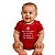 Body Internacional "Meu Coração" Vermelho Oficial - Imagem 1