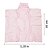 Cobertor Bebê Com Capuz Gatinha Rosa 1,10Mx85Cm Papi - Imagem 3