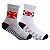 Kit 2 Pares de Meia Infantil Vasco Cinza e Branco - Imagem 1