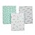 Kit Cueiro Bebê Flanelado 3 Pçs Estampado Panda Papi 80x60cm - Imagem 1