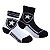 Kit 2 Pares de Meia Bebê Botafogo Branca e Preta Oficial - Imagem 1