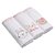 Kit Fralda Bebê 3 pçs Papi Friends Ursinha e Coelha 70x70Cm - Imagem 2