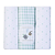 Kit Cueiro Bebê Manta Bordados Fundo do Mar Papi 80Cm x 80Cm - Imagem 1