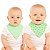 Kit Babador Bandana Bebê Com 2 Pçs Animais Neutro Papi - Imagem 1
