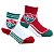 Kit 2 Pares de Meia Bebê Fluminense Branca e Grená Oficial - Imagem 1