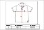 Camisa Polo Infantil Flamengo Branca Oficial - Imagem 3