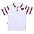 Camisa Polo Infantil Flamengo Branca Oficial - Imagem 2