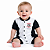 Macacão Bebê Corinthians Manga Curta - Torcida Baby - Imagem 1