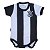 Body Corinthians de Jogo Listrado Preto e Branco Oficial - Imagem 1