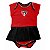 Body Vestido Bebê São Paulo Tricolor Ofcial Torcida Baby - Imagem 2