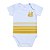 Body Bebê Santos Estampa Dourada Oficial - Imagem 2