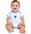 Body Bebê Fortaleza Branco Curto Oficial - Torcida Baby - Imagem 1