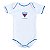 Body Bebê Fortaleza Branco Curto Oficial - Torcida Baby - Imagem 1