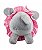 Elefantinha de Pelúcia com Saia Rosa 29cm - Imagem 4