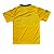 Camiseta Infantil Brasil com Escudo São Paulo Amarela - Imagem 3