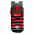 Meia Sapatilha Flamengo Infantil Antiderrapante Listras - Imagem 2