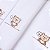 Kit Paninhos Bebê Babete Bordado Urso Ted Papi 40x40Cm 03 Un - Imagem 3