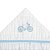 Toalha De Banho Papi Soft Com Capuz Bordado Bike 90x75Cm - Imagem 4