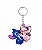 Chaveiro Casal Stitch Angel Silicone 7cm Disney - Imagem 1