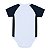 Body Bebê Corinthians Branco e Preto Premium Torcida Baby - Imagem 3
