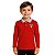 Camisa Polo Infantil São Paulo Manga Longa Oficial - Imagem 1
