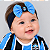 Tiara Faixinha Bebê Grêmio Poa Oficial - Imagem 1