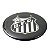 Broche Redondo Santos 4cm - Imagem 2