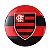 Broche Redondo Flamengo 4cm - Imagem 1