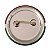 Broche Redondo Fluminense 4cm - Imagem 3