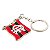 Chaveiro Bandeira Com Escudo do Flamengo Oficial - Imagem 1