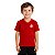 Camisa Flamengo Infantil Vermelha Gola V Oficial - Imagem 1