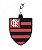 Chaveiro Borracha Flamengo com Brasão Oficial - Imagem 2