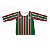 Camiseta Infantil Fluminense Manga Longa Listrada Oficial - Imagem 2