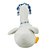 Pato Pelúcia Vestimenta Camareira Azul 20cm - Imagem 3