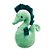 Cavalo Marinho de Pelúcia Verde 16cm - Imagem 1