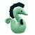 Cavalo Marinho de Pelúcia Verde 16cm - Imagem 3
